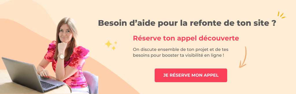 En tant que freelance en création de site web, je peux t'aider pour la refonte de ton site web. Réserve ton appel découverte dès maintenant.